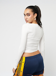 Urban Classics, Ruffled Super Slim Longsleeve, white, Image 2 of 4