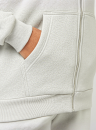 Urban Classics, Fluffy Zip Hoody, grijs, Afbeelding 3 van 5