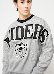 Mitchell & Ness, NFL Oakland Raiders NFL FL FLD Satin Fleece Crew, grey, Image 3 of 6
