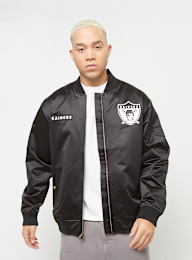 Mitchell & Ness, NFL Oakland Raiders Team Leader Satin Bomber, black, Image 1 of 6
