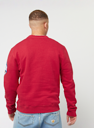 Mitchell & Ness, NBA Chicago Bulls There & Back Fleece Crew, red, Image 2 of 6
