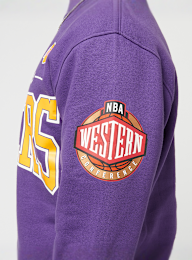 Mitchell & Ness, NBA Los Angeles Lakers There & Back Fleece Crew, purple, Image 4 of 6