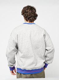 Mitchell & Ness, NBA New York Knicks Full Field Satin Fleece Crew, szary, Obraz 2 z 6