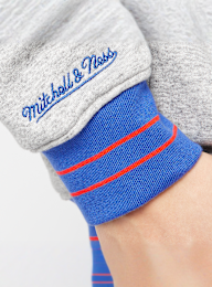 Mitchell & Ness, NBA New York Knicks Full Field Satin Fleece Crew, szary, Obraz 4 z 6