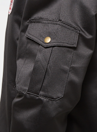 Mitchell & Ness, NBA Chicago Bulls Team Leader Satin Bomber, black, Image 4 of 7