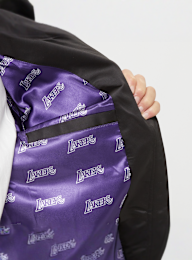 Mitchell & Ness, NBA Los Angeles Lakers Team Leader Satin Bomber, black, Image 6 of 7