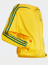adidas Originals, adicolor Firebird Loose Track Jacket, yellow, Image 4 of 5
