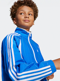 adidas Originals, Woven 3-Streifen Track Jacket, blue, Image 4 of 5