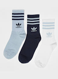 adidas Originals, 3 PACK - adicolor Crew Socks, blue, Image 1 of 2