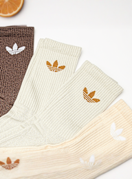adidas Originals, 6 PACK - Trefoil Cushion Crew Socks, multi-colour, Image 2 of 2