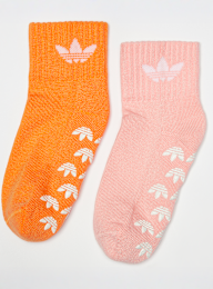 adidas Originals, 2 PACK - adicolor Trefoil Ankle Anti-Slip Socks, multi-colour, Image 1 of 2