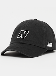 New Balance, 6 Panel Block N Hat V 2.0, zwart, Afbeelding 1 van 4