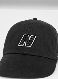 New Balance, 6 Panel Block N Hat V 2.0, zwart, Afbeelding 4 van 4