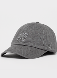 New Balance, 6 Panel Block N Hat V 2.0, grijs, Afbeelding 1 van 4