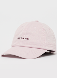 New Balance, 6 Panel Linear Logo Hat, light pink, Image 1 of 4