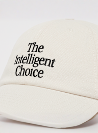 New Balance, 6 Panel The Intelligent Choice Hat, white, Image 4 of 4