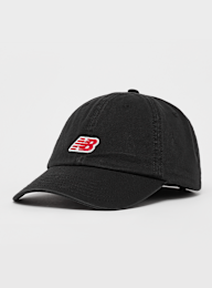 New Balance, 6 Panel NB Patch Logo Hat, black, Image 1 of 4