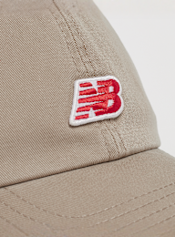 New Balance, 6 Panel NB Patch Logo Hat, beige, Image 4 of 4