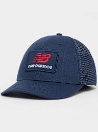 New Balance, Stacked Patch Logo Trucker, blue, Image 1 of 4
