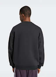 adidas Originals, Oversized 3-Streifen Crew Sweatshirt, black, Image 2 of 5