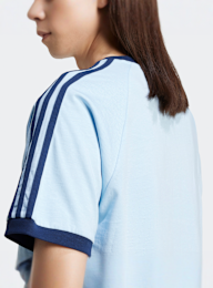 adidas Originals, 3-Streifen T-Shirt, blue, Image 4 of 5