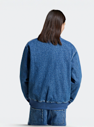 adidas Originals, Denim Firebird Track Jacket, blue, Image 2 of 5