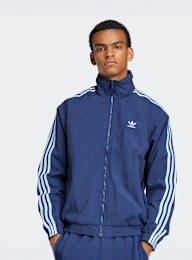 adidas Originals, Adicolor Woven Firebird Track Top, blue, Image 1 of 5