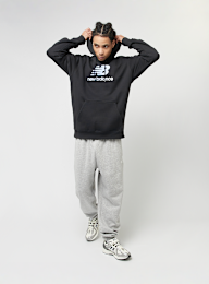 New Balance, Stacked Logo Graphic Hoodie, black, Image 4 of 4