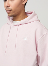 New Balance, Sport Essentials Fleece Hoodie, light pink, Image 3 of 4