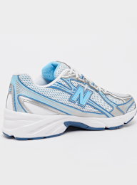 New Balance, 740 white/pink, blue, Image 3 of 7