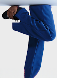 Nike, Sportswear Phoenix Fleece High-Rise Wide Pants, blue, Image 4 of 5