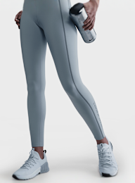 Nike, One Fitted High-Rise Leggings, blue, Image 3 of 6