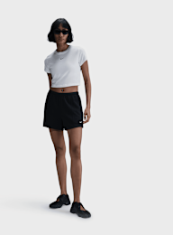 Nike, Sportswear Chill Knit Crop Top, wit, Afbeelding 4 van 4
