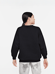 Nike, Sportswear Club Fleece Oversized Crew, black, Image 2 of 4