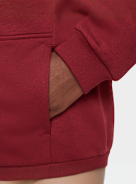 Nike, Sportswear Club Fleece Oversized Full-Zip Hoodie, rood, Afbeelding 5 van 7