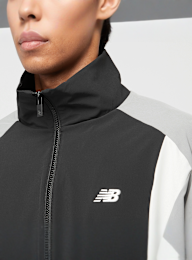 New Balance, Woven Track Jacket, black, Image 3 of 5