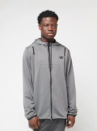 New Balance, Knitted Full Zip Jacket, grey, Image 1 of 4