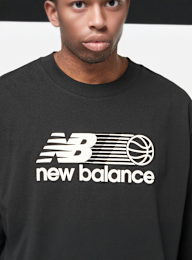 New Balance, Hoops Graphic T-Shirt, black, Image 3 of 4