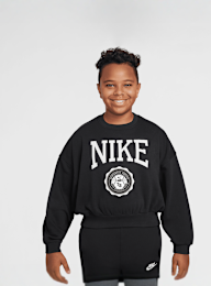 Nike, Sportswear Club French Terry Boxy Crew Graphics Star, black, Image 1 of 4