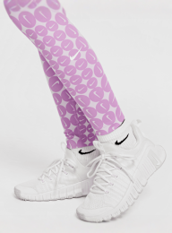 Nike, One Dri-FIT All Over Print Leggings, purple, Image 4 of 5
