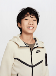 Nike, Sportswear Tech Fleece Full-Zip Hoodie, beige, Image 3 of 9