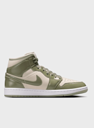 Jordan, Air Jordan 1 Mid SE summit white/blue chill-black, green, Image 2 of 8
