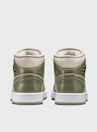 Jordan, Air Jordan 1 Mid SE summit white/blue chill-black, green, Image 5 of 8
