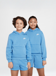 Nike, Sportswear Club Fleece Hoodie, blue, Image 1 of 7