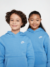 Nike, Sportswear Club Fleece Hoodie, blauw, Afbeelding 3 van 7