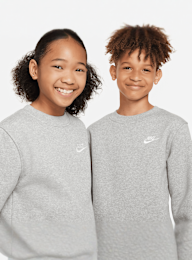 Nike, Sportswear Club Fleece Sweatshirt, grey, Image 3 of 4