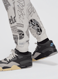 Jordan, Essentials All Over Print Fleece Pants, beige, Image 5 of 6