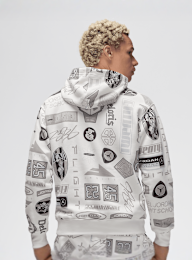 Jordan, Essential Allover Print Hoodie, white, Image 2 of 5