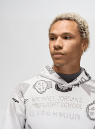 Jordan, Essential Allover Print Hoodie, white, Image 3 of 5