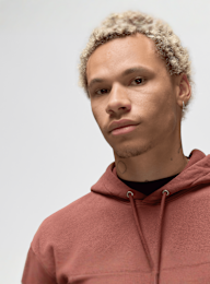Jordan, Flight Washed Fleece Hoodie, red, Image 3 of 7